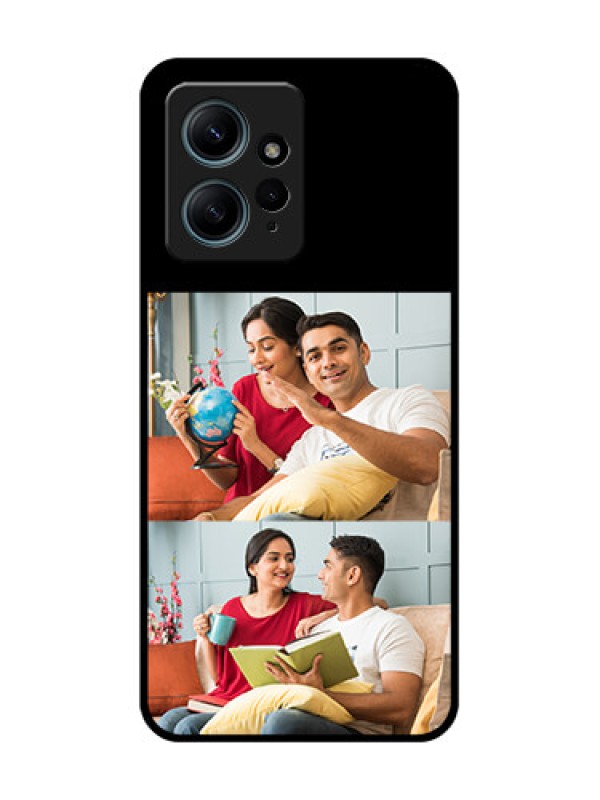Custom Redmi Note 12 4G Custom Glass Phone Case2 Images Design