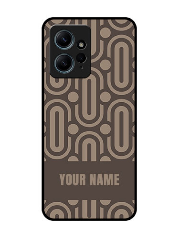 Custom Redmi Note 12 4G Custom Glass Phone CaseCaptivating Zero Pattern Design