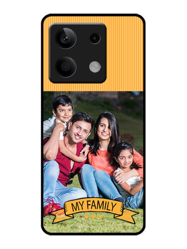 Custom Xiaomi Redmi Note 13 5G Custom Glass Phone Case - My Family Design