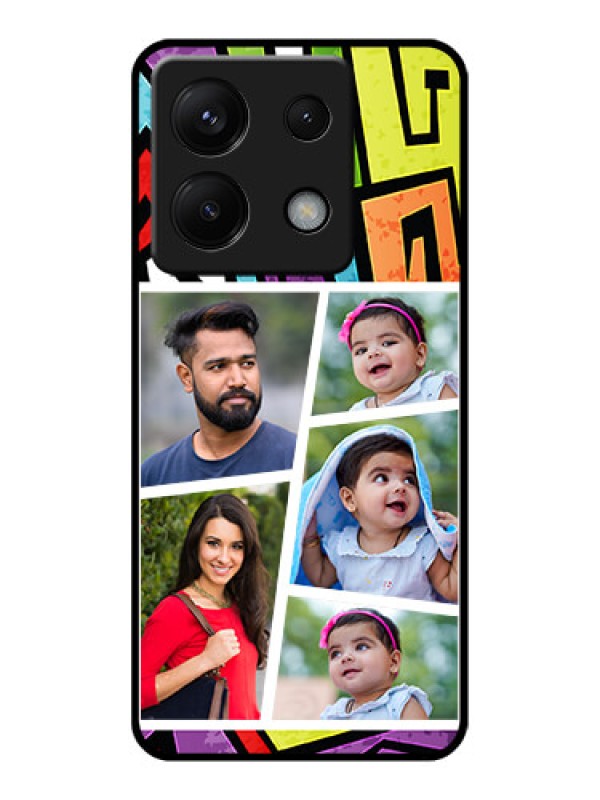 Custom Xiaomi Redmi Note 13 Pro 5G Custom Glass Phone Case - Graffiti Pattern Design