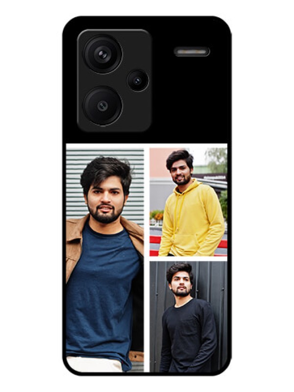Custom Xiaomi Redmi Note 13 Pro Plus 5G Custom Glass Phone Case - Upload Multiple Picture Design