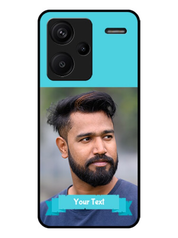 Custom Xiaomi Redmi Note 13 Pro Plus 5G Custom Glass Phone Case - Blue Color Design
