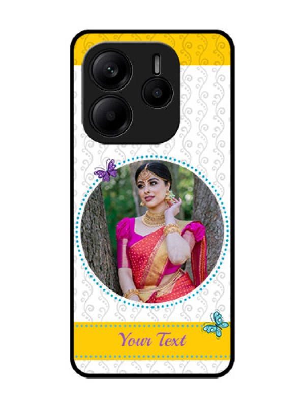 Custom Redmi Note 14 5G Custom Glass Phone CaseGirls Premium Case Design