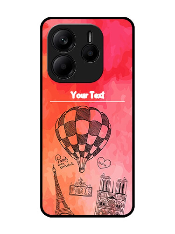 Custom Redmi Note 14 5G Custom Glass Phone CaseParis Theme Design