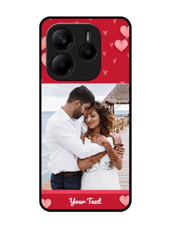 Custom Redmi Note 14 5G Custom Glass Phone CaseValentines Day Design