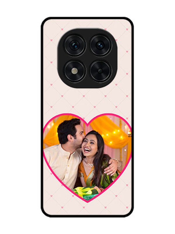 Custom Redmi Note 14 Pro 5G Custom Glass Phone CaseHeart Shape Design