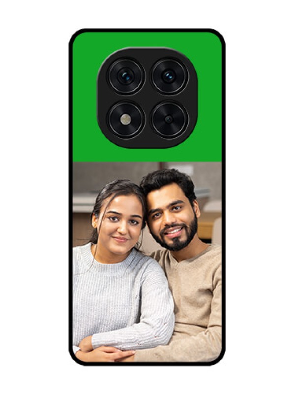 Custom Redmi Note 14 Pro 5G Custom Glass Phone CaseGreen Pattern Design
