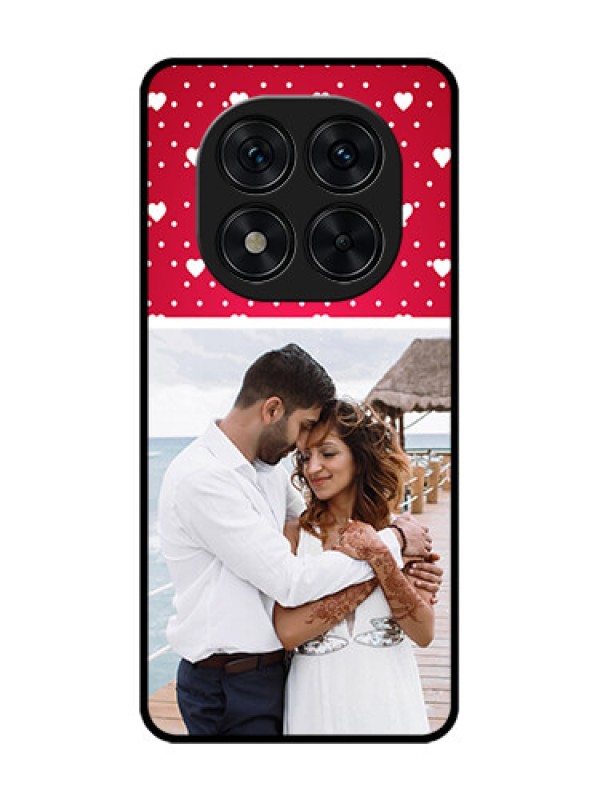 Custom Redmi Note 14 Pro 5G Custom Glass Phone CaseHearts Mobile Case Design