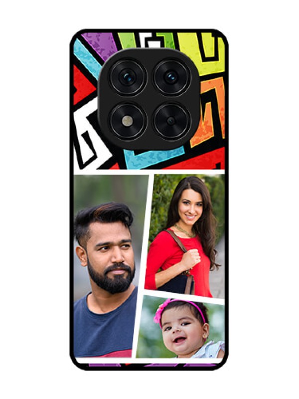 Custom Redmi Note 14 Pro 5G Custom Glass Phone CaseGraffiti Pattern Design