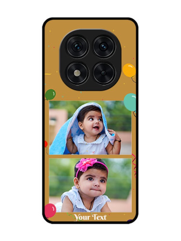 Custom Redmi Note 14 Pro 5G Custom Glass Phone CaseImage Holder With Birthday Celebrations Design