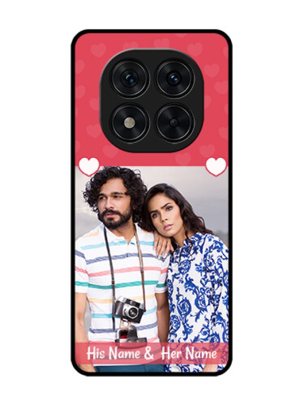 Custom Redmi Note 14 Pro 5G Custom Glass Phone CaseSimple Love Design