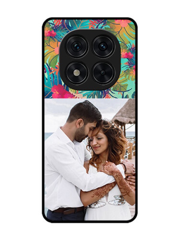 Custom Redmi Note 14 Pro 5G Custom Glass Phone CaseWatercolor Floral Design