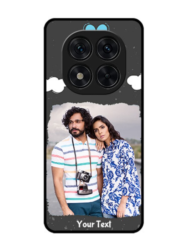 Custom Redmi Note 14 Pro 5G Custom Glass Phone CaseSplashes With Love Doodles Design
