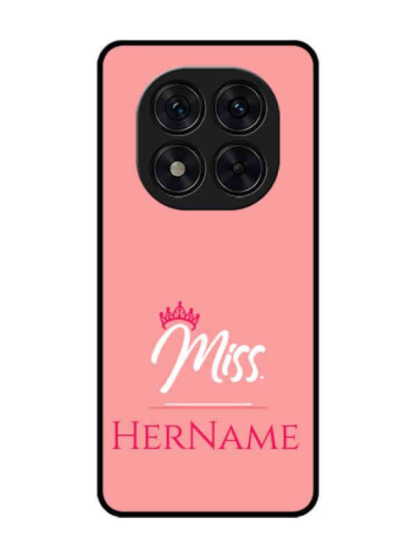 Custom Redmi Note 14 Pro 5G Custom Glass Phone CaseMrs With Name Design