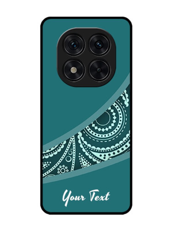 Custom Redmi Note 14 Pro 5G Custom Glass Phone CaseSemi Visible Floral Design