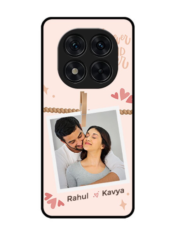 Custom Redmi Note 14 Pro 5G Custom Glass Phone CaseForever And Ever Love Design