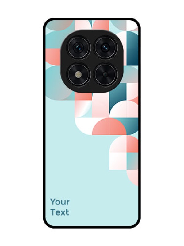 Custom Redmi Note 14 Pro 5G Custom Glass Phone CaseStylish Semi - Circle Pattern Design