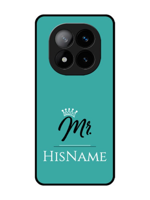 Custom Redmi Note 14 Pro Plus 5G Custom Glass Phone CaseMr With Name Design