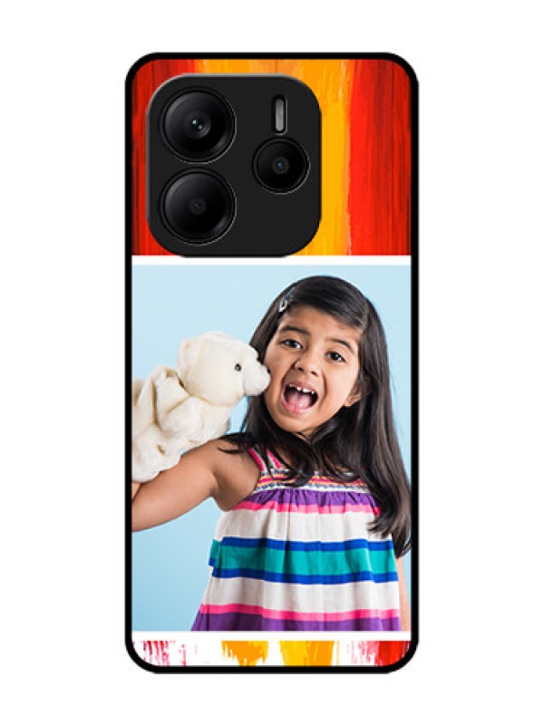 Custom Redmi Note 14 SE 5G Custom Glass Phone Case - Multi Color Design
