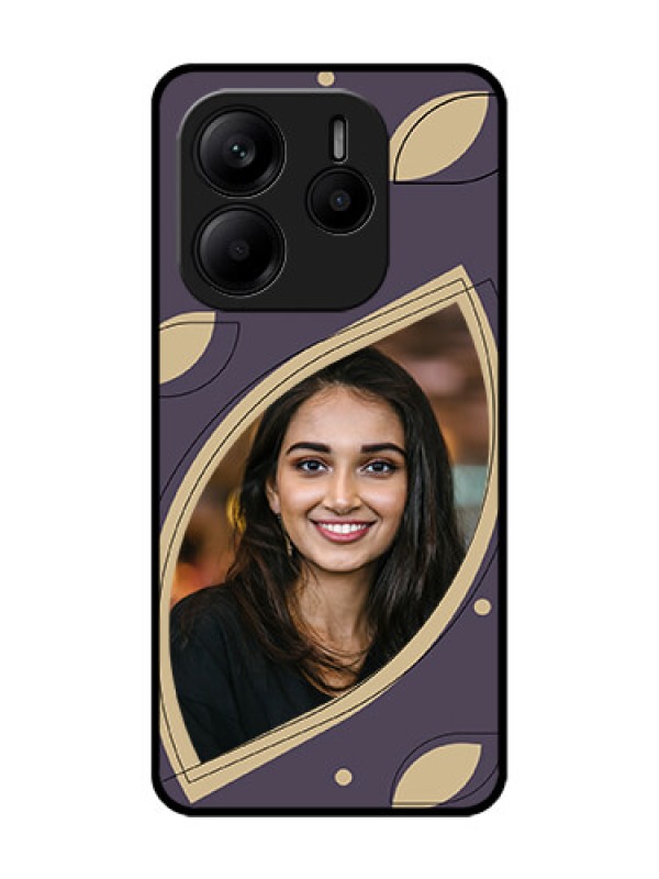 Custom Redmi Note 14 SE 5G Custom Glass Phone Case - Falling Leaf Design