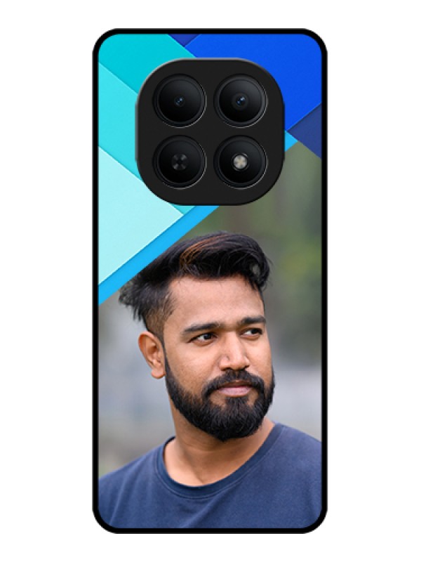Custom Xiaomi Redmi Note 15 5G Custom Glass Phone Case - Blue Pattern Design