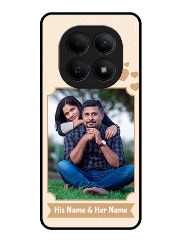 Custom Xiaomi Redmi Note 15 5G Custom Glass Phone Case - With Confetti Love Design