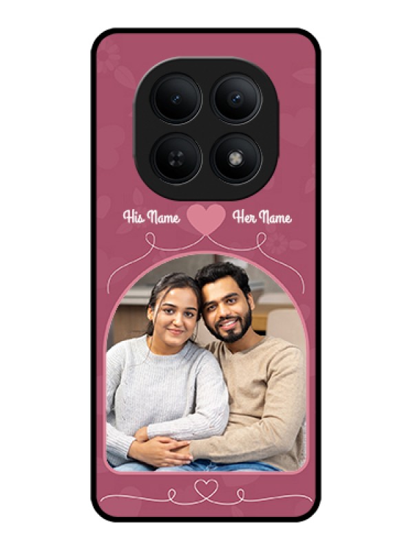 Custom Xiaomi Redmi Note 15 5G Custom Glass Phone Case - Love Floral Design