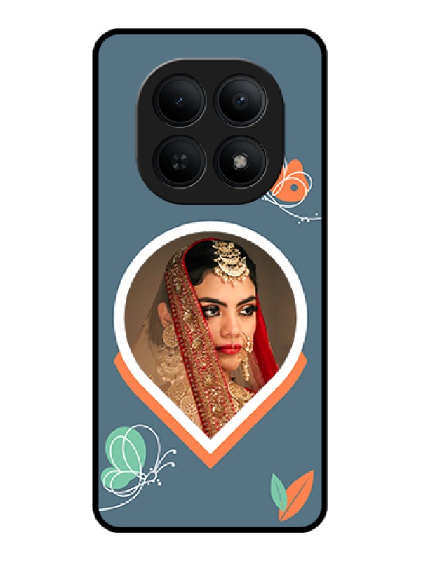 Custom Xiaomi Redmi Note 15 5G Custom Glass Phone Case - Droplet Butterflies Design