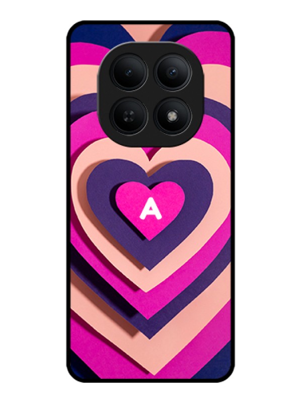 Custom Xiaomi Redmi Note 15 5G Custom Glass Phone Case - Cute Heart Pattern Design