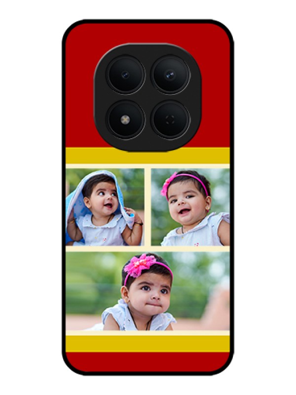 Custom Xiaomi Redmi Note 15 Pro 5G Custom Glass Phone Case - Multiple Pic Upload Design