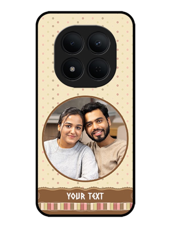 Custom Xiaomi Redmi Note 15 Pro 5G Custom Glass Phone Case - Brown Dotted Mobile Case Design