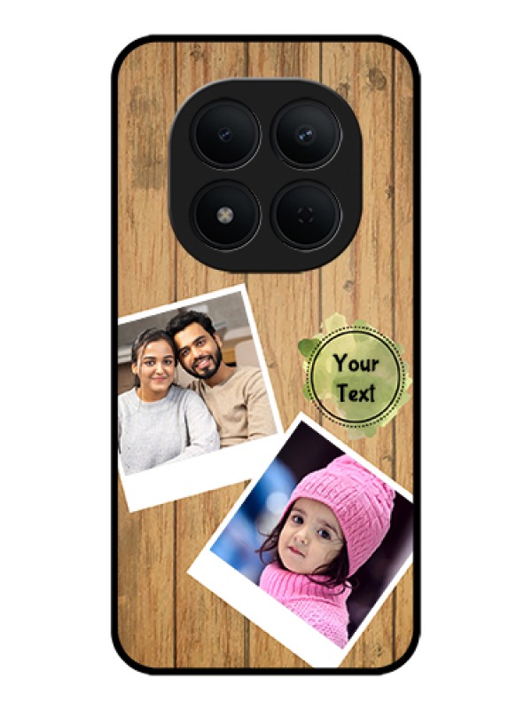 Custom Xiaomi Redmi Note 15 Pro 5G Custom Glass Phone Case - Wooden Texture Design