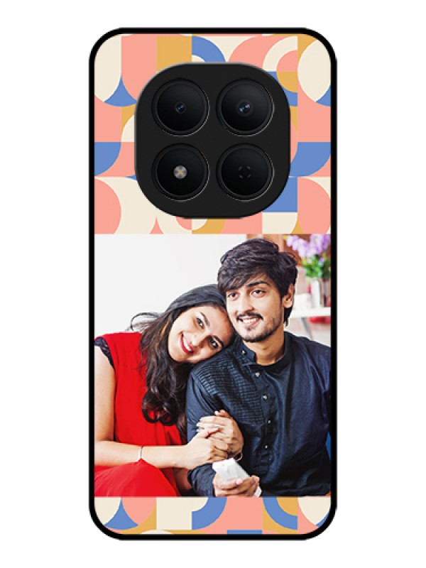 Custom Xiaomi Redmi Note 15 Pro 5G Custom Glass Phone Case - Semi - Circle Maze Pattern Design