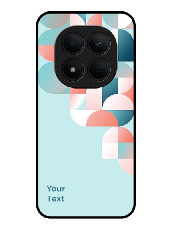 Custom Xiaomi Redmi Note 15 Pro 5G Custom Glass Phone Case - Stylish Semi - Circle Pattern Design