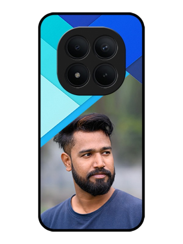 Custom Xiaomi Redmi Note 15 Pro Plus 5G Custom Glass Phone Case - Blue Pattern Design