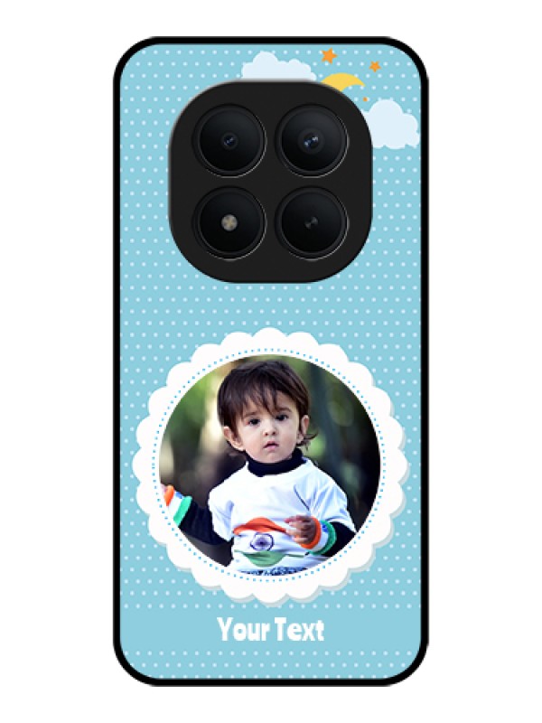Custom Xiaomi Redmi Note 15 Pro Plus 5G Custom Glass Phone Case - Violet Pattern Design