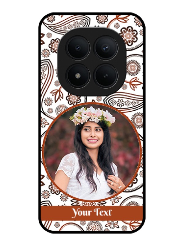Custom Xiaomi Redmi Note 15 Pro Plus 5G Custom Glass Phone Case - Abstract Flower Design