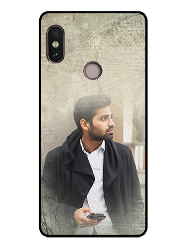 Custom Redmi Note 5 Pro Custom Glass Phone Case  - with vintage design