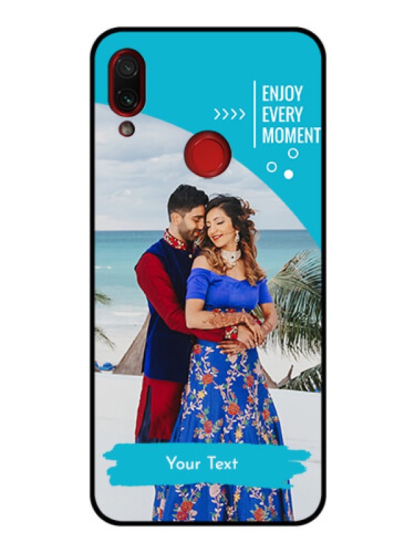 Custom Redmi Note 7 Custom Glass Mobile Case  - Happy Moment Design