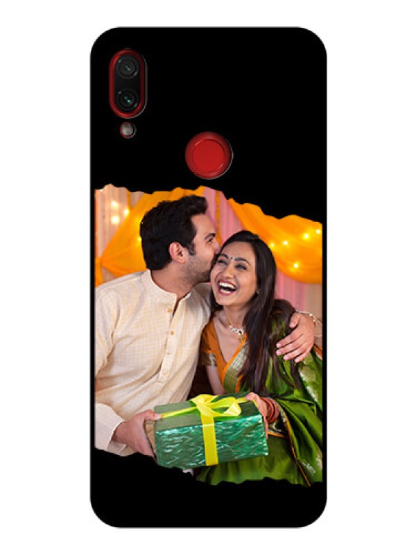 Custom Xiaomi Redmi Note 7 Custom Glass Phone Case - Tear-off Design