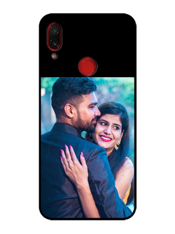 Custom RedmiNote 7 Custom Glass Phone Case - Upload Full Picture With Custom Color Design