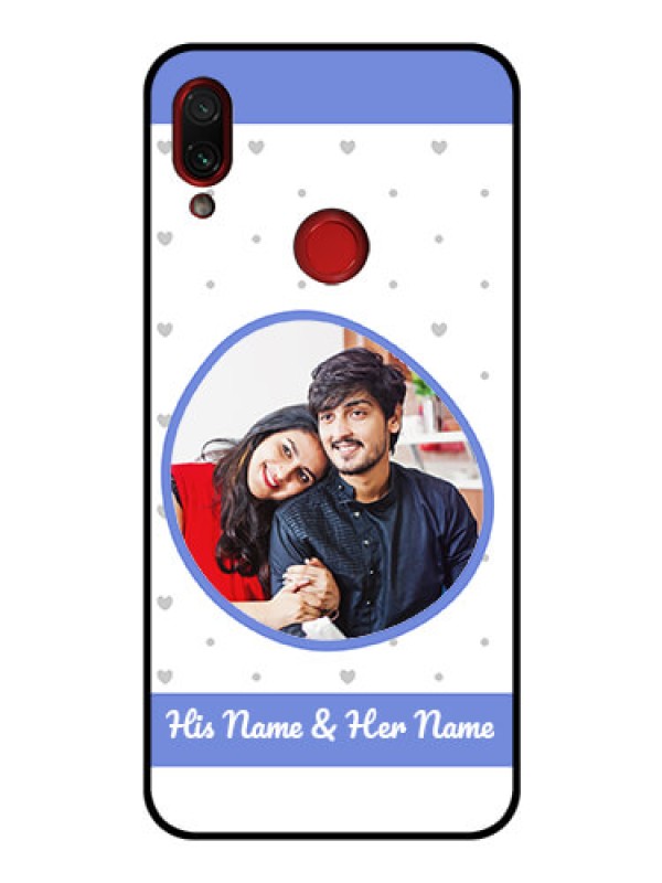 Custom Redmi Note 7S Photo Printing on Glass Case  - Premium Case Design