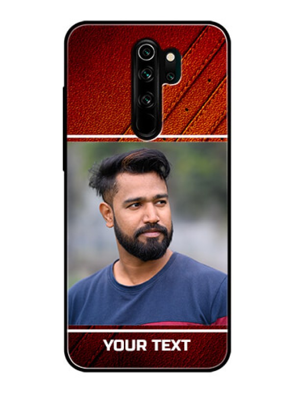 Custom Redmi Note 8 Pro Personalized Glass Phone Case  - Leather Phone Case Design