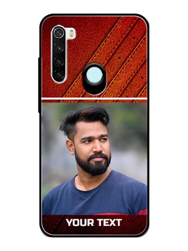 Custom Redmi Note 8 Personalized Glass Phone Case  - Leather Phone Case Design