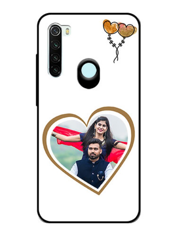 Custom Redmi Note 8 Custom Glass Mobile Case  - You & Me Design