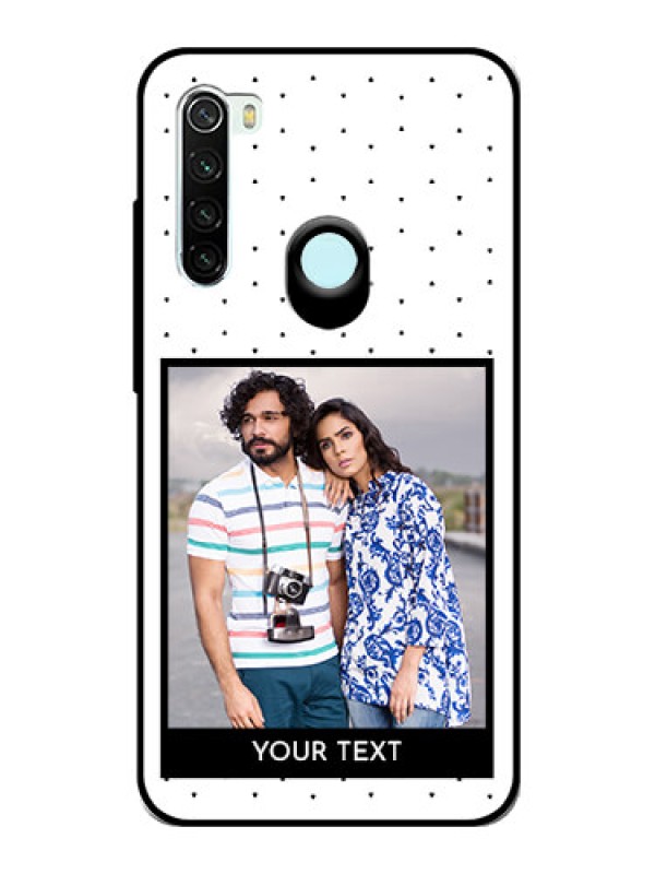 Custom Redmi Note 8 Photo Printing on Glass Case  - Premium Design