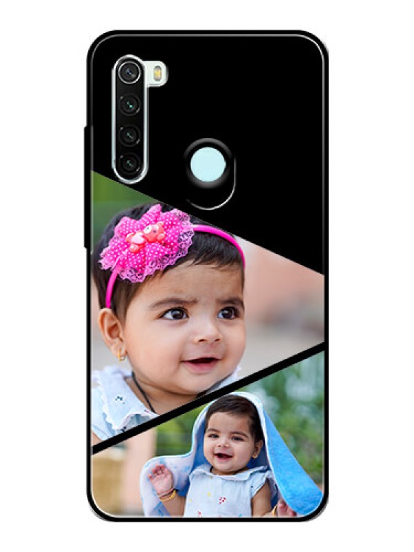 Custom Redmi Note 8 Custom Glass Phone Case  - Semi Cut Design