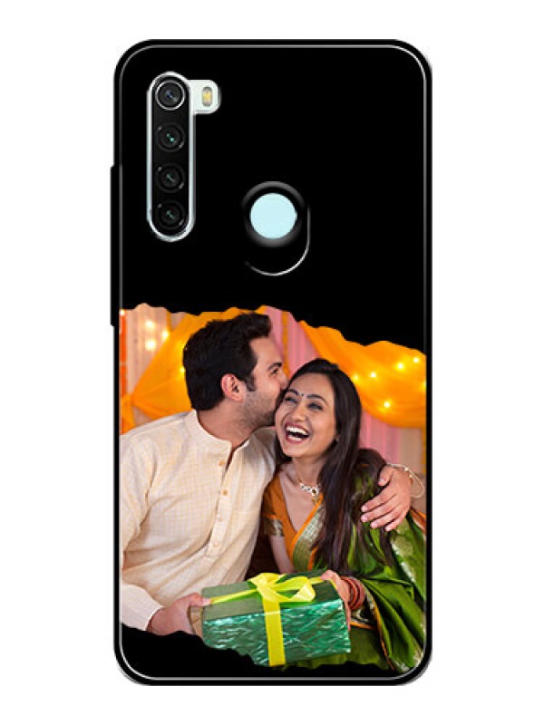 Custom Xiaomi Redmi Note 8 Custom Glass Phone Case - Tear-off Design