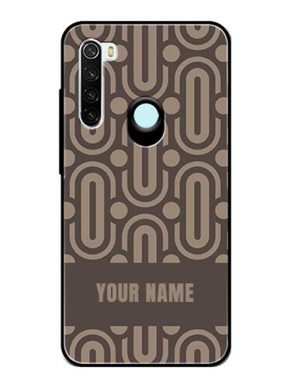 Custom Xiaomi Redmi Note 8 Custom Glass Phone Case - Captivating Zero Pattern Design