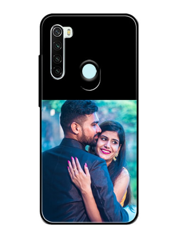 Custom RedmiNote 8 Custom Glass Phone Case - Upload Full Picture With Custom Color Design